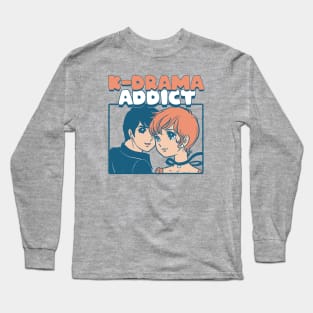 K-Drama Addict Vintage Long Sleeve T-Shirt